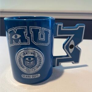 Disney Blue MU Scare Dept Coffee Tea Dream Big Mug